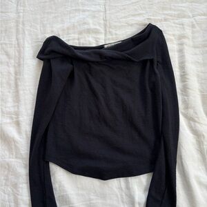 We The Free Black Long Sleeve Top